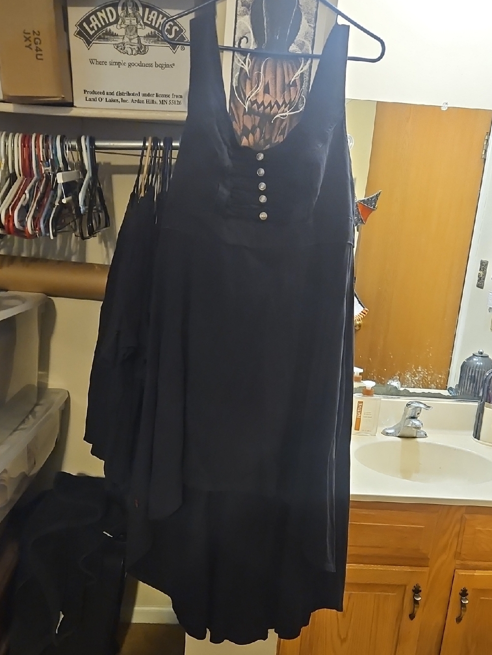 Daang Goodman Royal Bones Black Corset Pirate Punk Dress 3xl